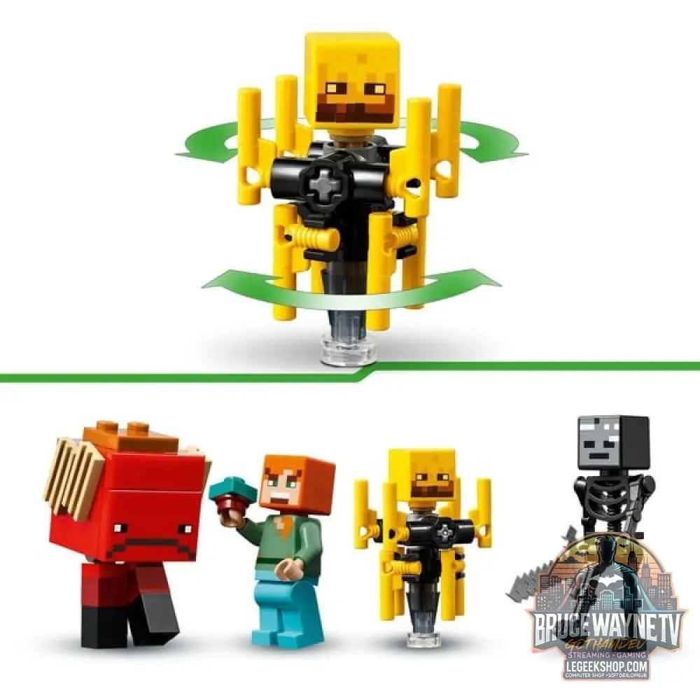 LEGO 21266 Minecraft Das Lava-Duell im Nether, jeu de construction - LEGO - vue 5