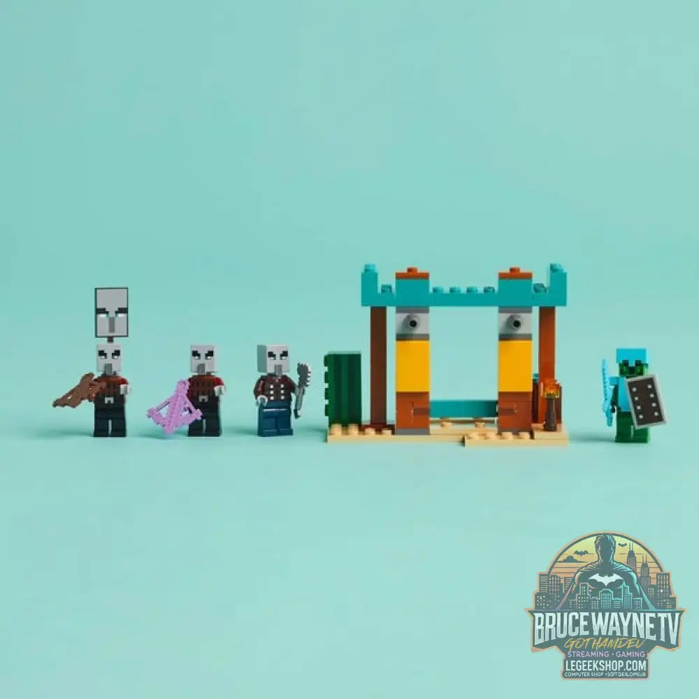 LEGO 21267 Minecraft Die Illager-Wüstenpatrouille, jeu de construction - LEGO - vue 6