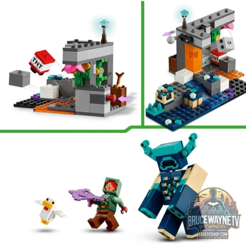 LEGO 21274 Minecraft Begegnung avec dem Wächter, jeu de construction - LEGO - vue 5