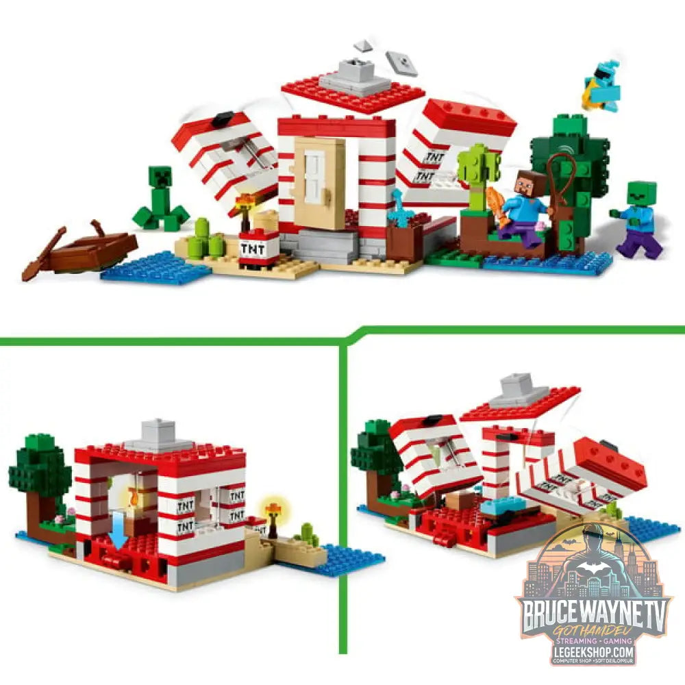 LEGO 21275 Minecraft Das TNT-Dschungelhaus, jeu de construction - LEGO - vue 4