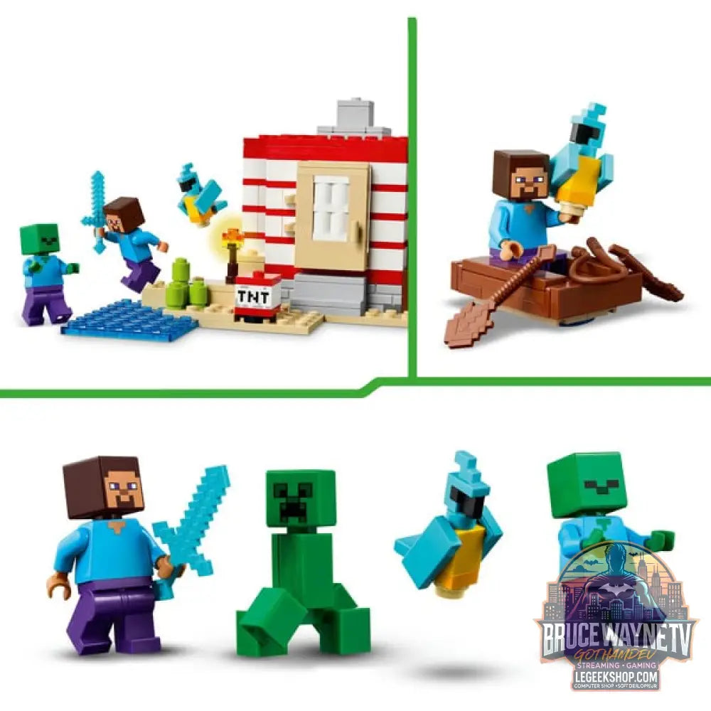 LEGO 21275 Minecraft Das TNT-Dschungelhaus, jeu de construction - LEGO - vue 5