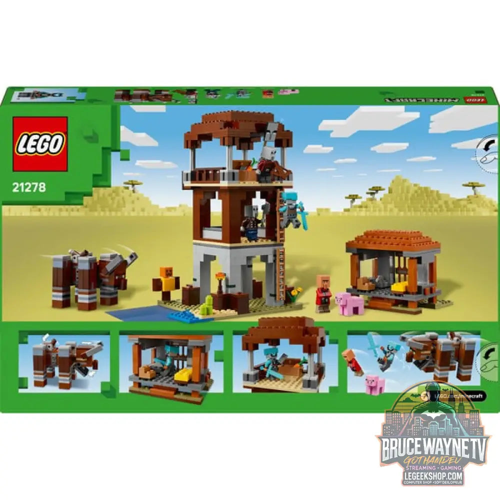LEGO 21278 Minecraft Ein Verwüster am Plünderer-Außenposten, jeu de construction - LEGO - vue 7