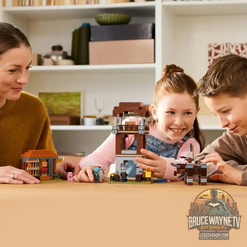 LEGO 21278 Minecraft Ein Verwüster am Plünderer-Außenposten, jeu de construction - LEGO - vue 2
