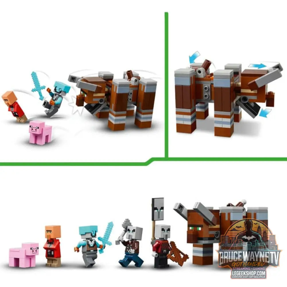 LEGO 21278 Minecraft Ein Verwüster am Plünderer-Außenposten, jeu de construction - LEGO - vue 5