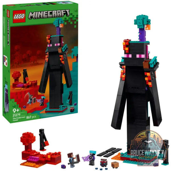 LEGO 21279 Minecraft Der Enderman-Turm, jeu de construction - LEGO