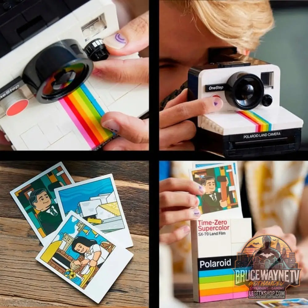 LEGO 21345 Ideas Polaroid OneStep SX-70 Sofortbildkamera, jeu de construction - LEGO - vue 6