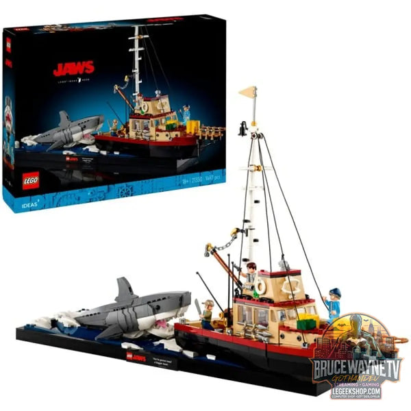 LEGO 21350 Ideas Der weiße Hai, jeu de construction - LEGO