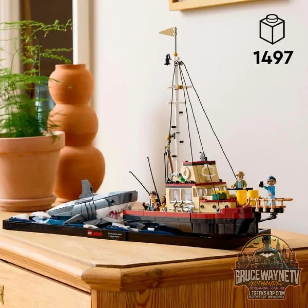 LEGO 21350 Ideas Der weiße Hai, jeu de construction - LEGO - vue 3