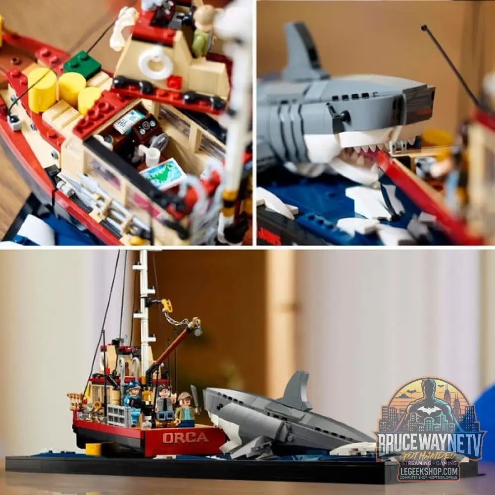 LEGO 21350 Ideas Der weiße Hai, jeu de construction - LEGO - vue 5