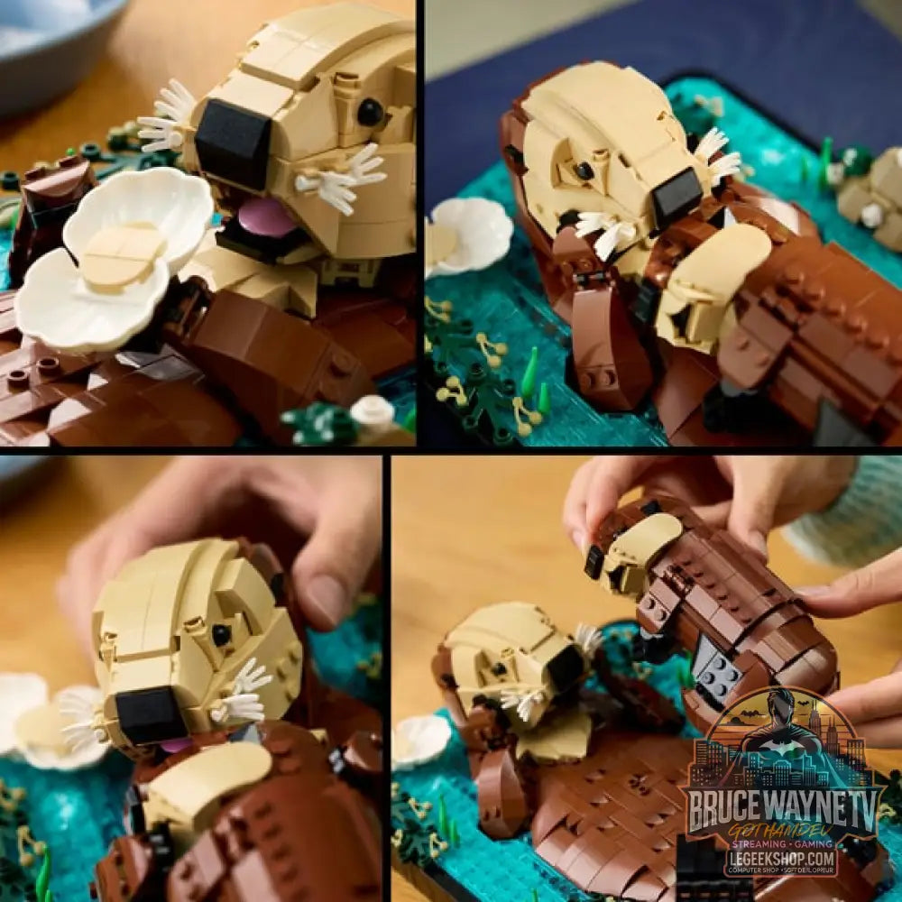 LEGO 21366 Ideas Schwimmende Otter, jeu de construction - LEGO - vue 6