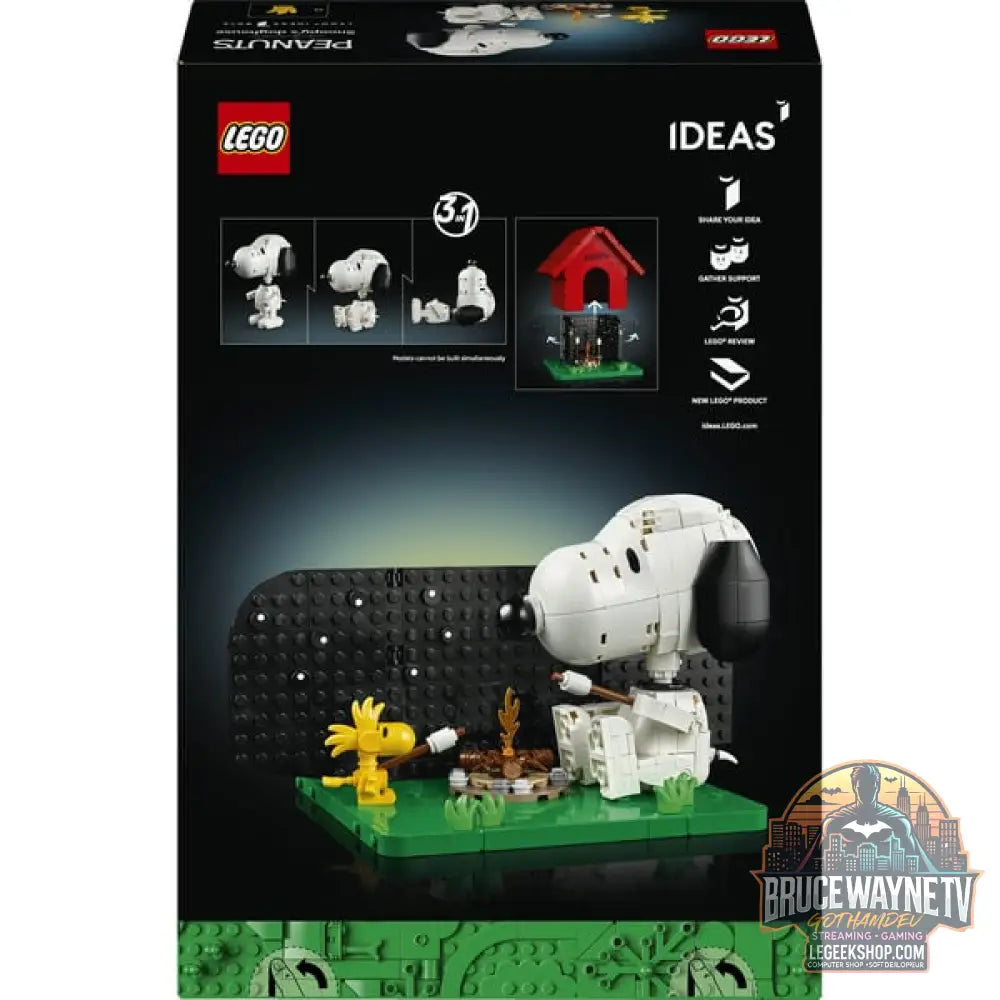 LEGO 21368 Ideas Peanuts: Snoopys Hundehütte, jeu de construction - LEGO - vue 7