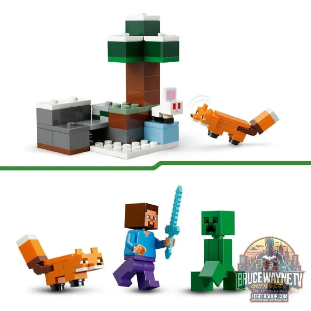 LEGO 21583 Minecraft Steves Abenteuer in der Taiga, jeu de construction - LEGO - vue 5