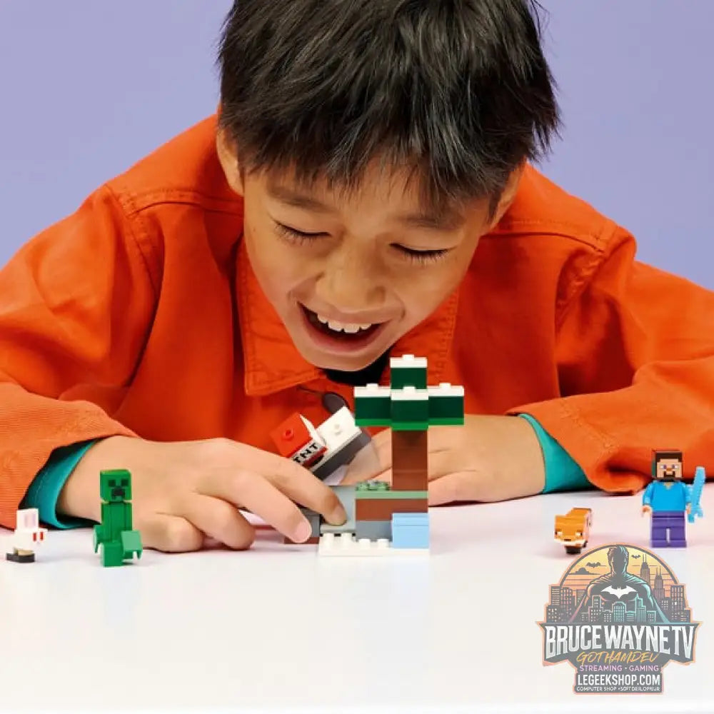 LEGO 21583 Minecraft Steves Abenteuer in der Taiga, jeu de construction - LEGO - vue 2