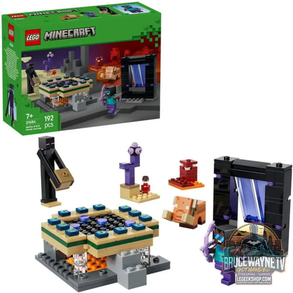 LEGO 21584 Minecraft Reise durch Nether et Endportal, jeu de construction - LEGO