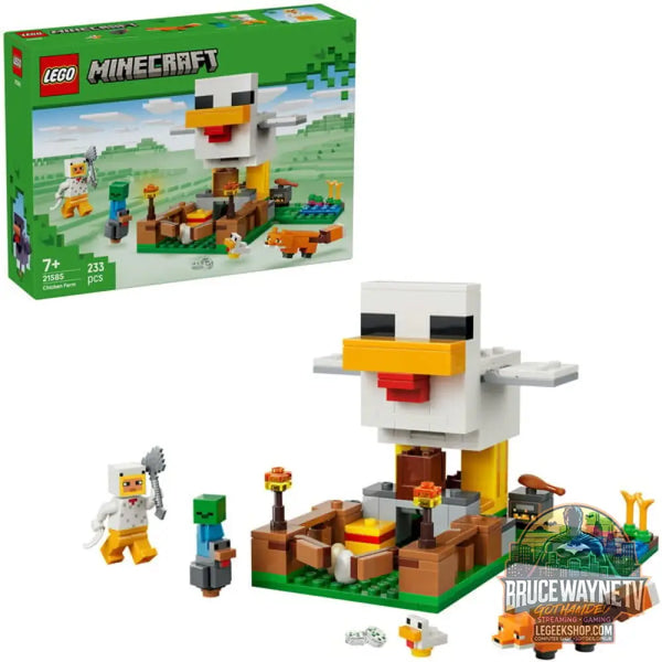 LEGO 21585 Minecraft Hühnerfarm, jeu de construction - LEGO