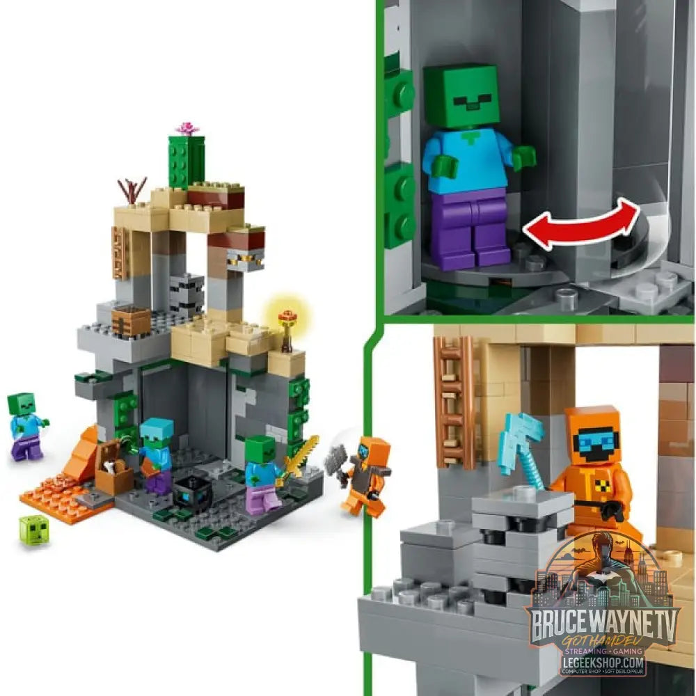 LEGO 21587 Minecraft Zombieverlies, jeu de construction - LEGO - vue 4