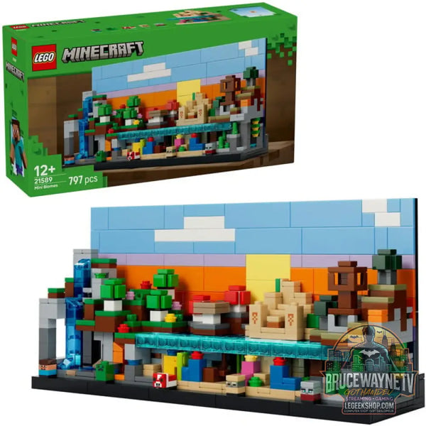 LEGO 21589 Minecraft Mini-Biome, jeu de construction - LEGO