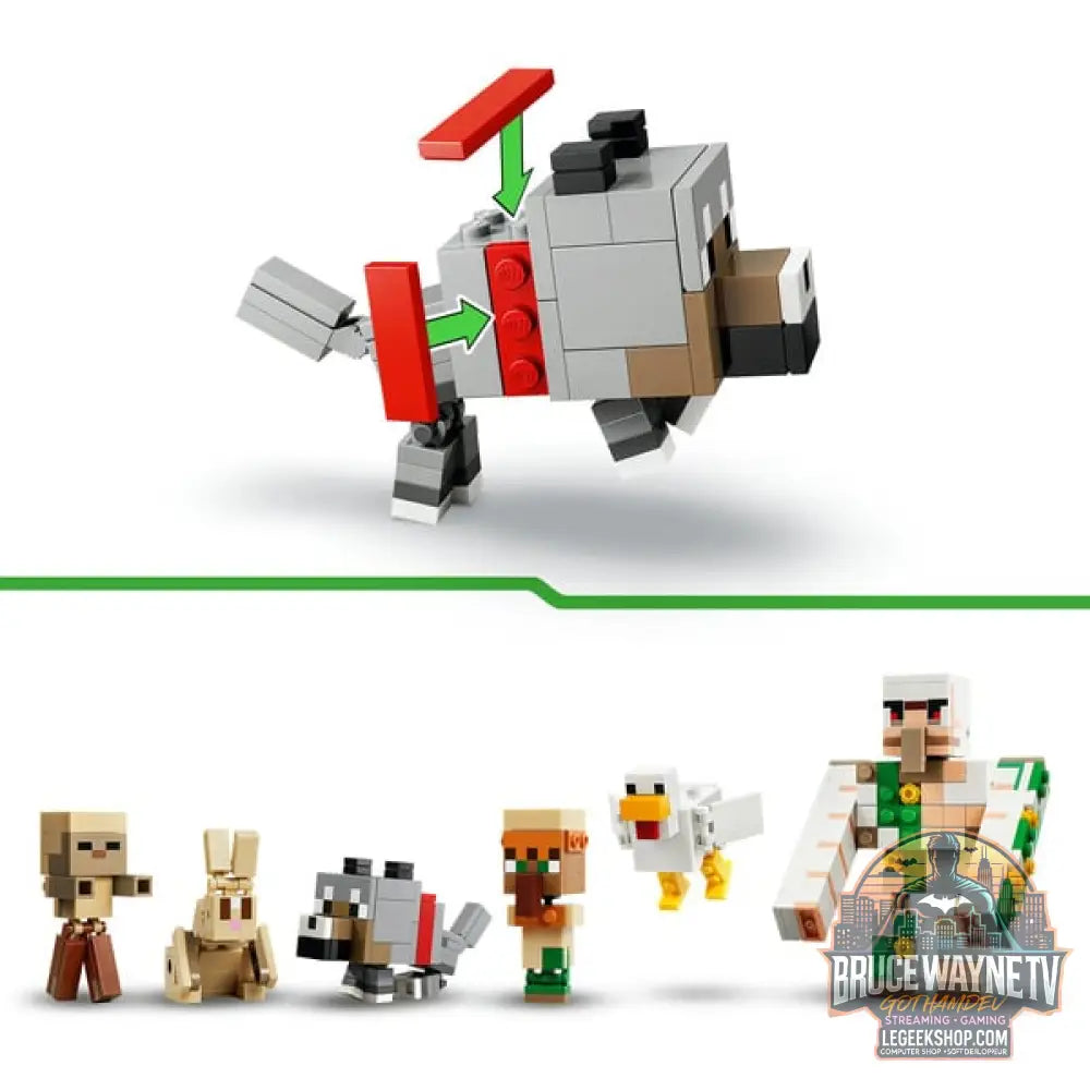 LEGO 21592 Minecraft Angriff des Hühnerreiters in der Wüste, jeu de construction - LEGO - vue 4