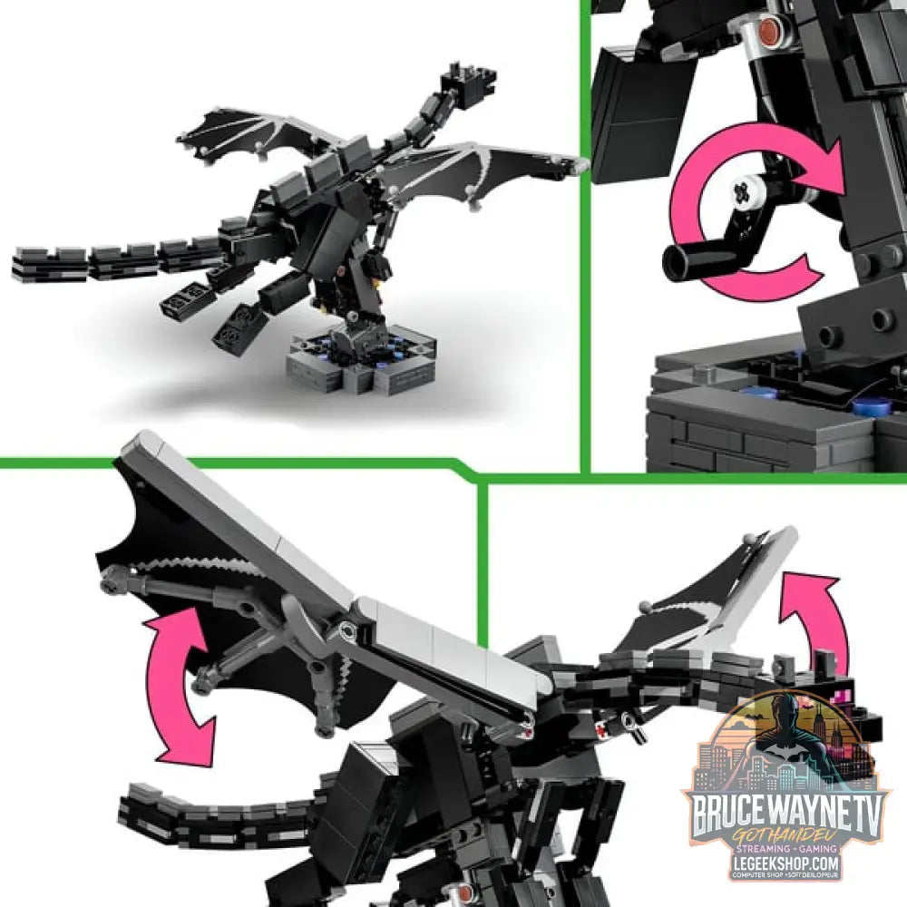 LEGO 21595 Minecraft Der Enderdrache, jeu de construction - LEGO - vue 3
