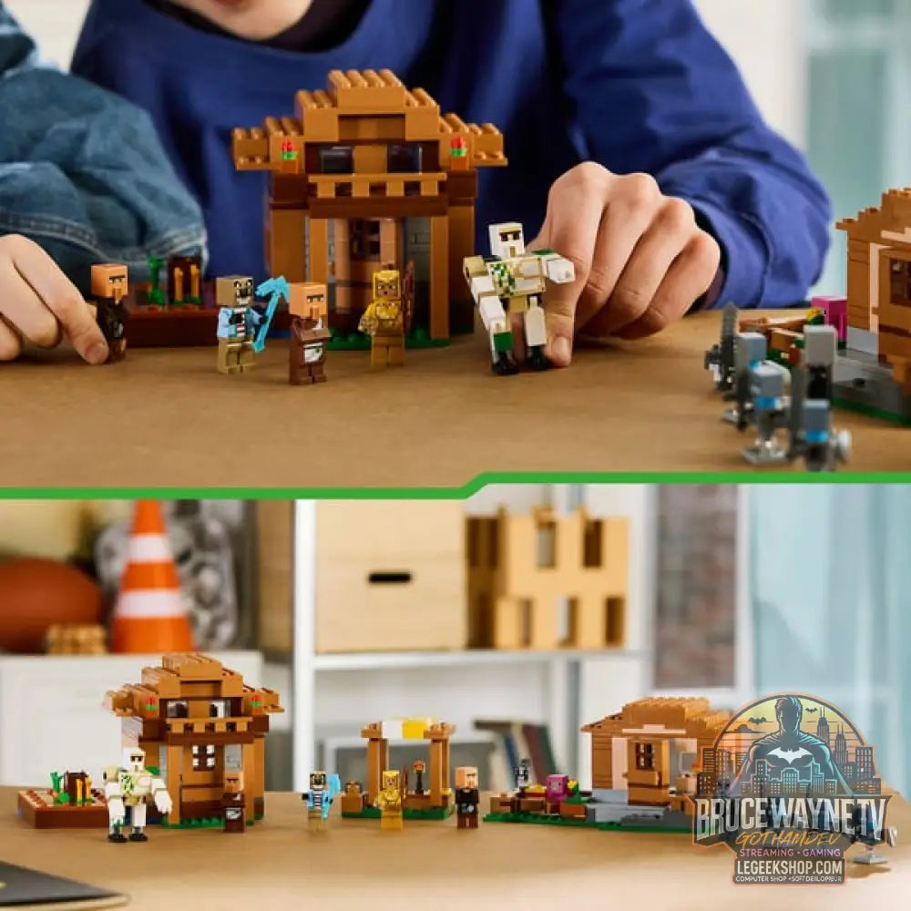 LEGO 21596 Minecraft Angriff des Magiers auf das Dorf, jeu de construction - LEGO - vue 5