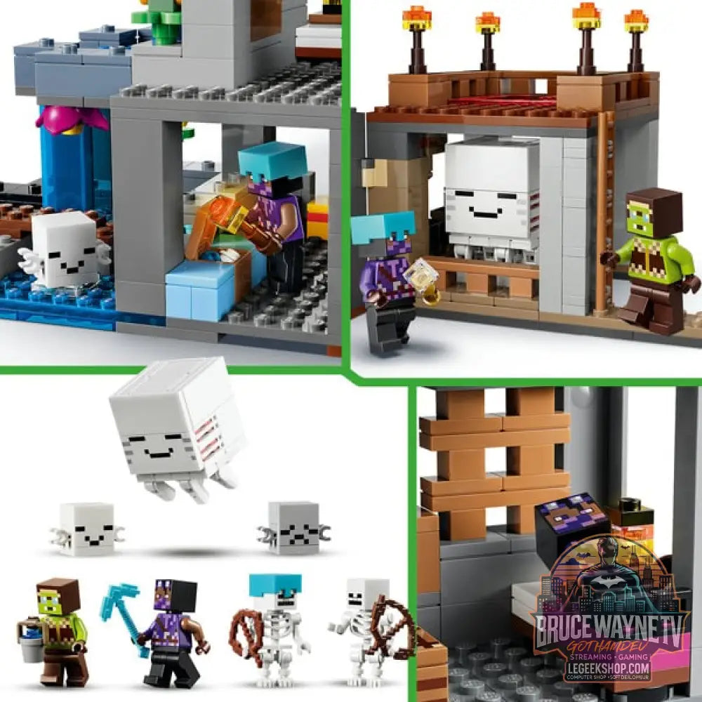 LEGO 21597 Minecraft Ghast-Station, jeu de construction - LEGO - vue 4