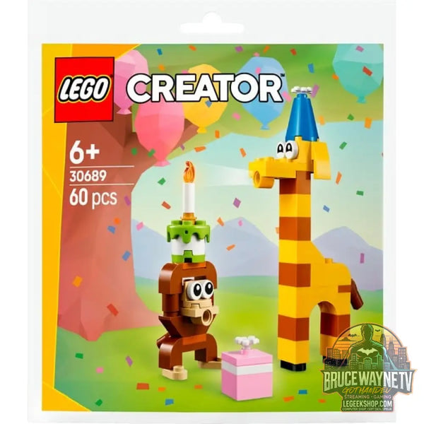 LEGO 30689 Creator Geburtstagspartytiere, jeu de construction Polybag - LEGO