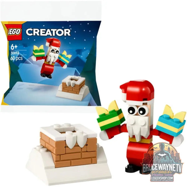 LEGO 30692 Creator Der Weihnachtsmann im Schornstein, jeu de construction Polybag - LEGO