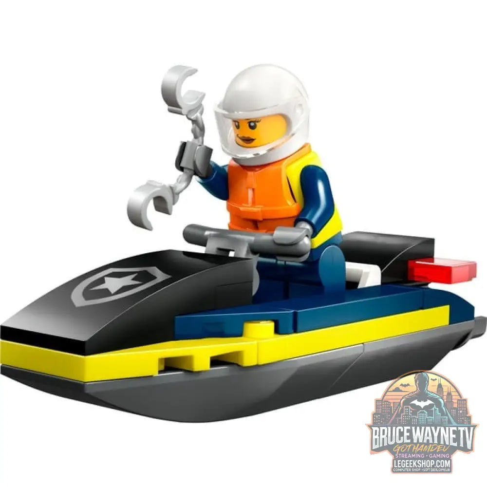 LEGO 30693 City Polizei Jetski, jeu de construction Polybag - LEGO - vue 2
