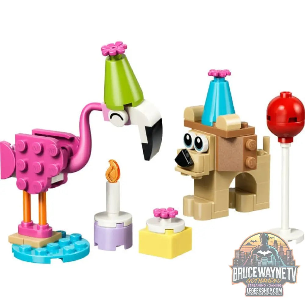 LEGO 30715 Creator Niedliche Tiere Feiern Geburtstag, jeu de construction Polybag - LEGO - vue 2