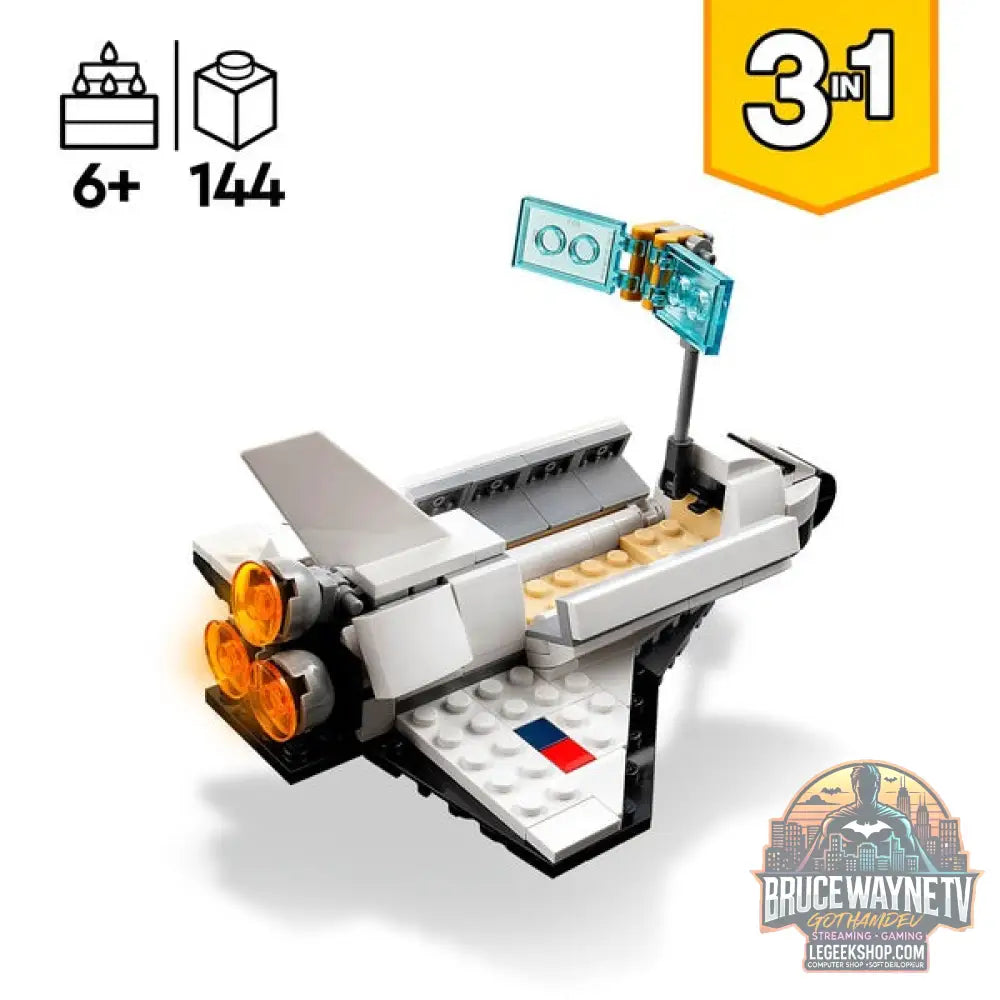 LEGO 31134 Creator 3-in-1 Spaceshuttle, jeu de construction - LEGO - vue 3