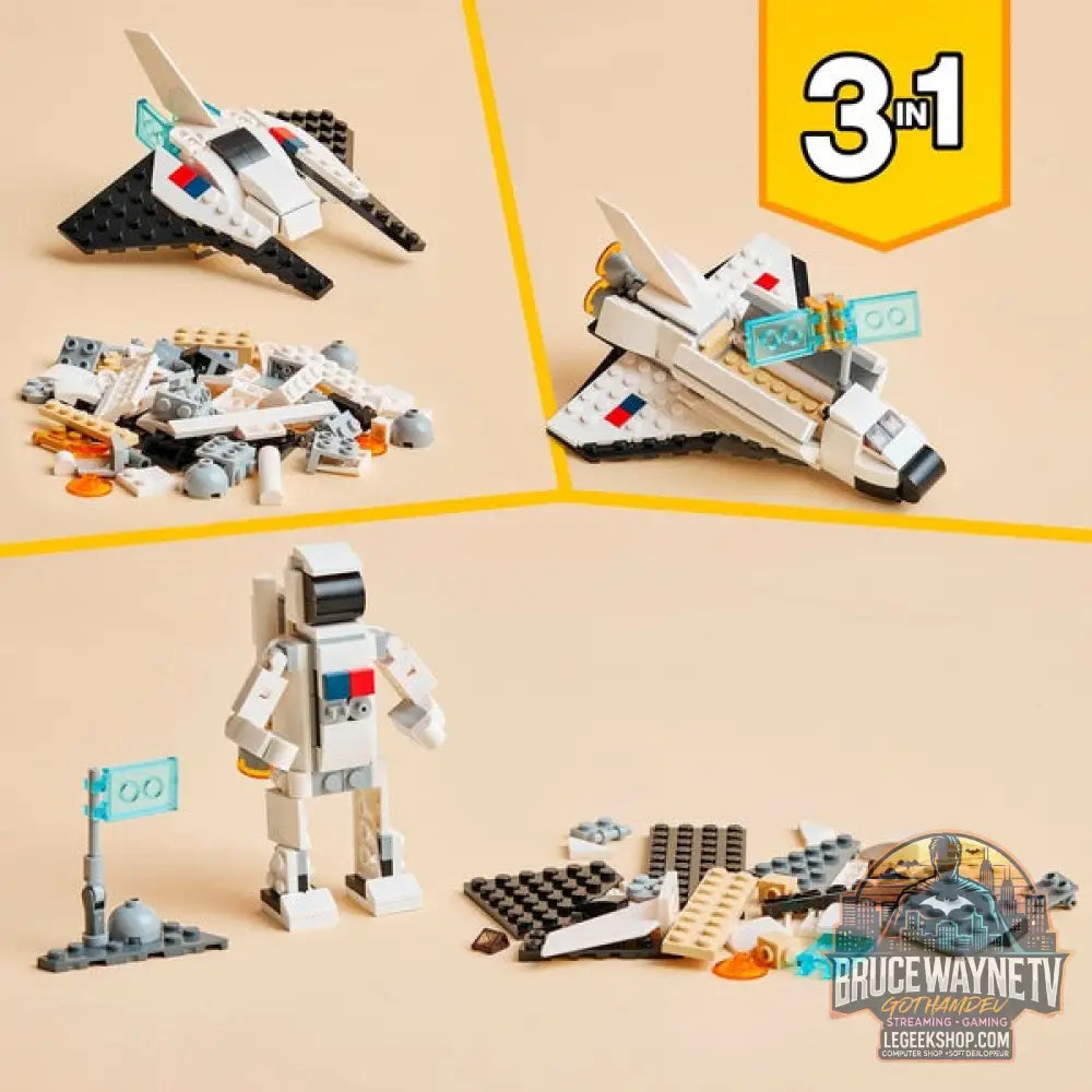 LEGO 31134 Creator 3-in-1 Spaceshuttle, jeu de construction - LEGO - vue 6