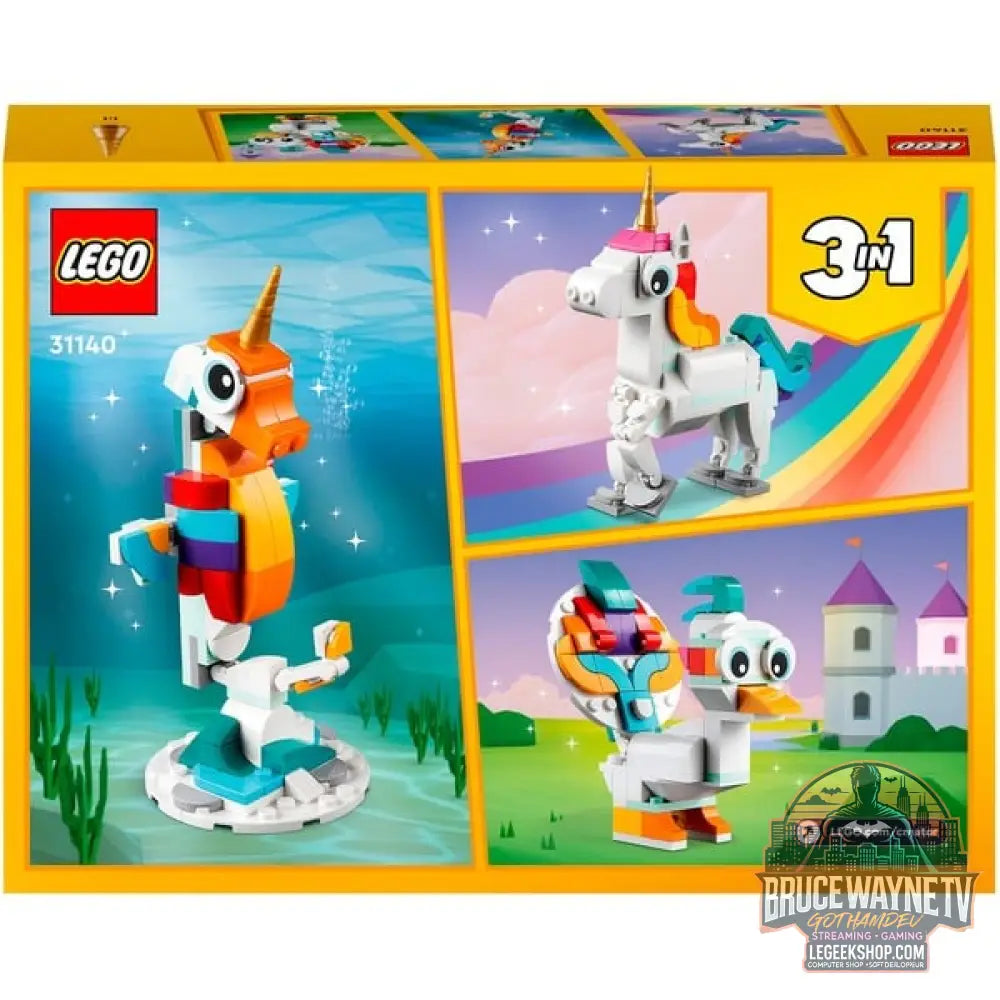 LEGO 31140 Creator 3-in-1 Magisches Einhorn, jeu de construction - LEGO - vue 9