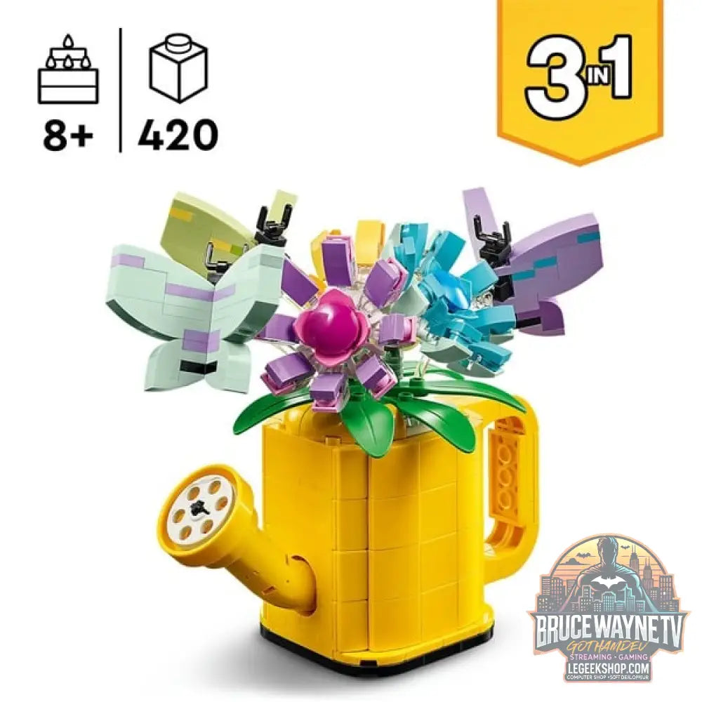 LEGO 31149 Creator 3-in-1 Gießkanne avec Blumen, jeu de construction - LEGO - vue 3