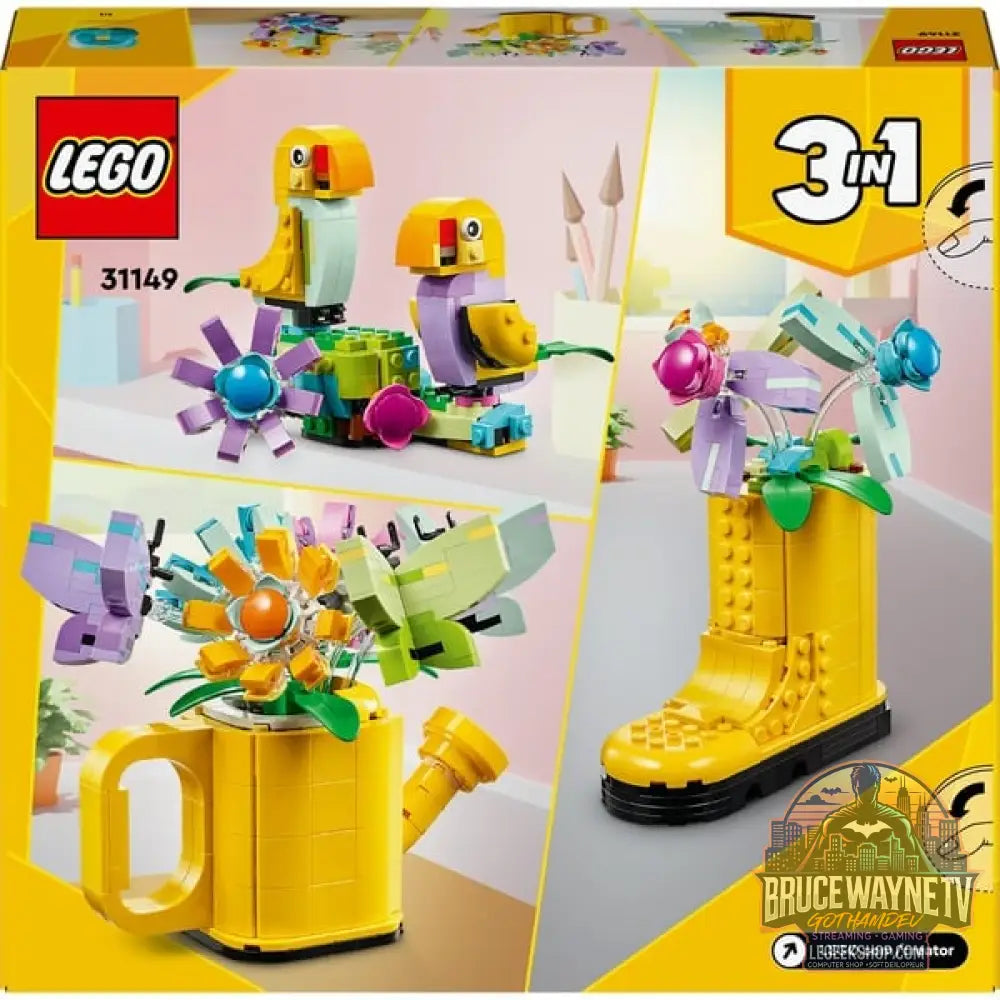 LEGO 31149 Creator 3-in-1 Gießkanne avec Blumen, jeu de construction - LEGO - vue 7