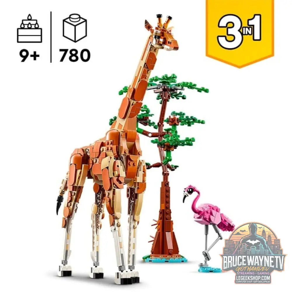 LEGO 31150 Creator 3-in-1 Tiersafari, jeu de construction - LEGO - vue 5