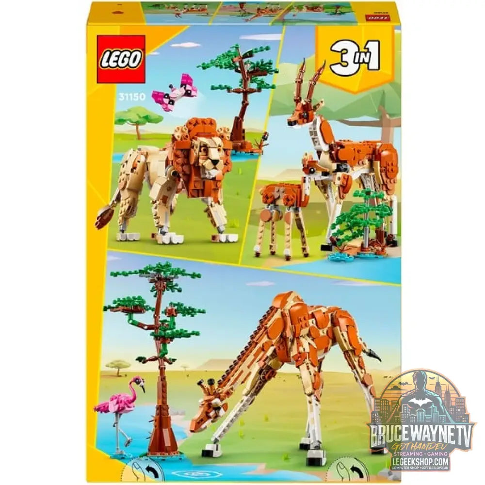 LEGO 31150 Creator 3-in-1 Tiersafari, jeu de construction - LEGO - vue 13