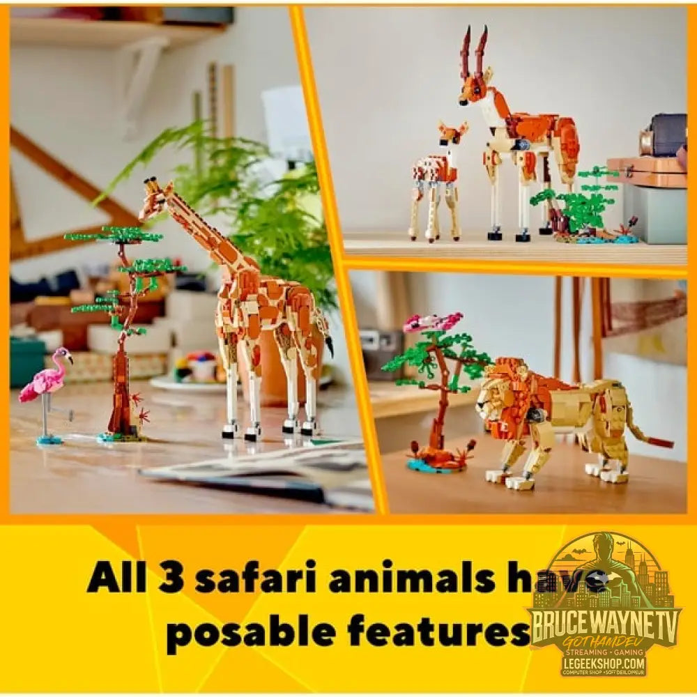 LEGO 31150 Creator 3-in-1 Tiersafari, jeu de construction - LEGO - vue 9