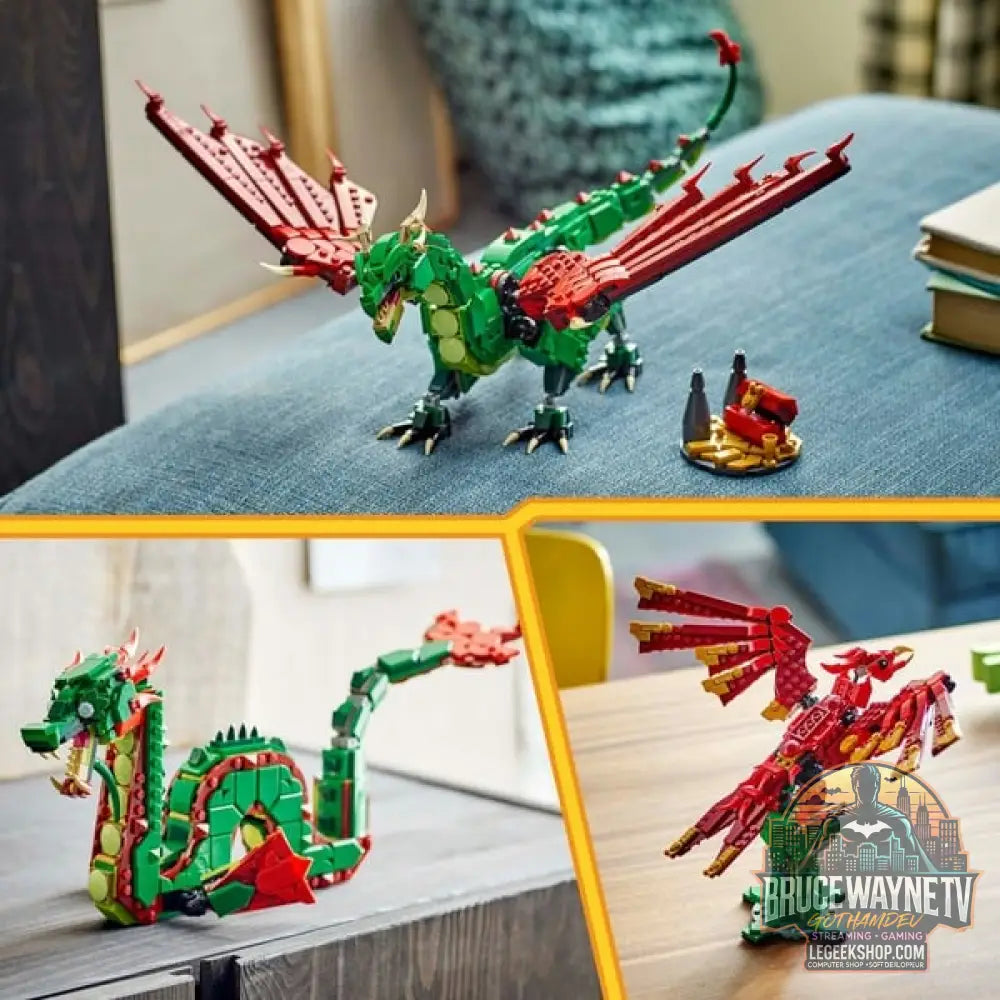 LEGO 31161 Creator 3-in-1 Grüner Drache, jeu de construction - LEGO - vue 6