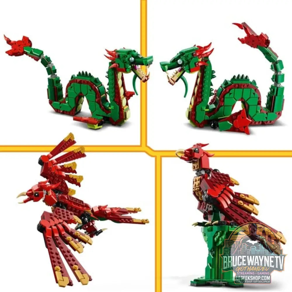 LEGO 31161 Creator 3-in-1 Grüner Drache, jeu de construction - LEGO - vue 5