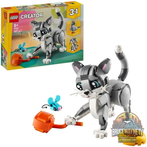 LEGO 31163 Creator 3-in-1 Graue Katze, jeu de construction - LEGO