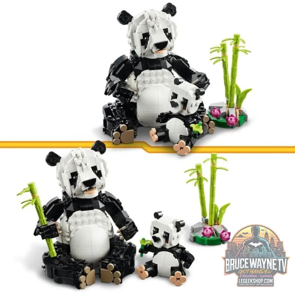 LEGO 31165 Creator 3-in-1 Wilde Tiere: Pandafamilie, jeu de construction - LEGO - vue 4
