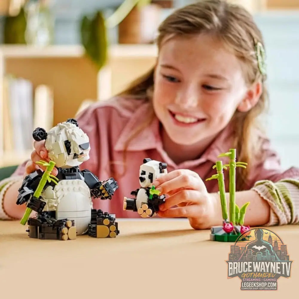LEGO 31165 Creator 3-in-1 Wilde Tiere: Pandafamilie, jeu de construction - LEGO - vue 2