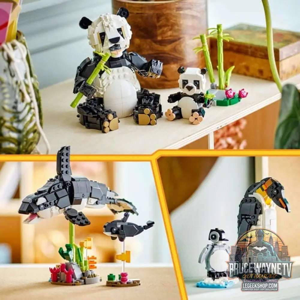 LEGO 31165 Creator 3-in-1 Wilde Tiere: Pandafamilie, jeu de construction - LEGO - vue 6