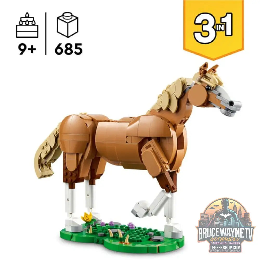 LEGO 31166 Creator 3-in-1 Prächtiges Ross, jeu de construction - LEGO - vue 3