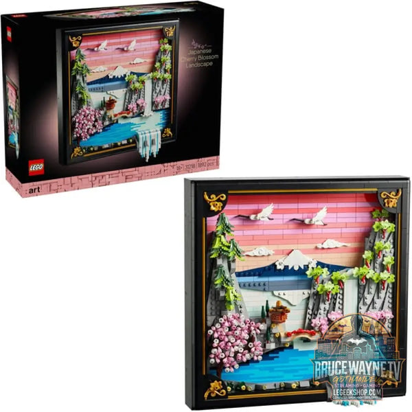 LEGO 31218 Art Japanische Kirschblütenlandschaft, jeu de construction - LEGO