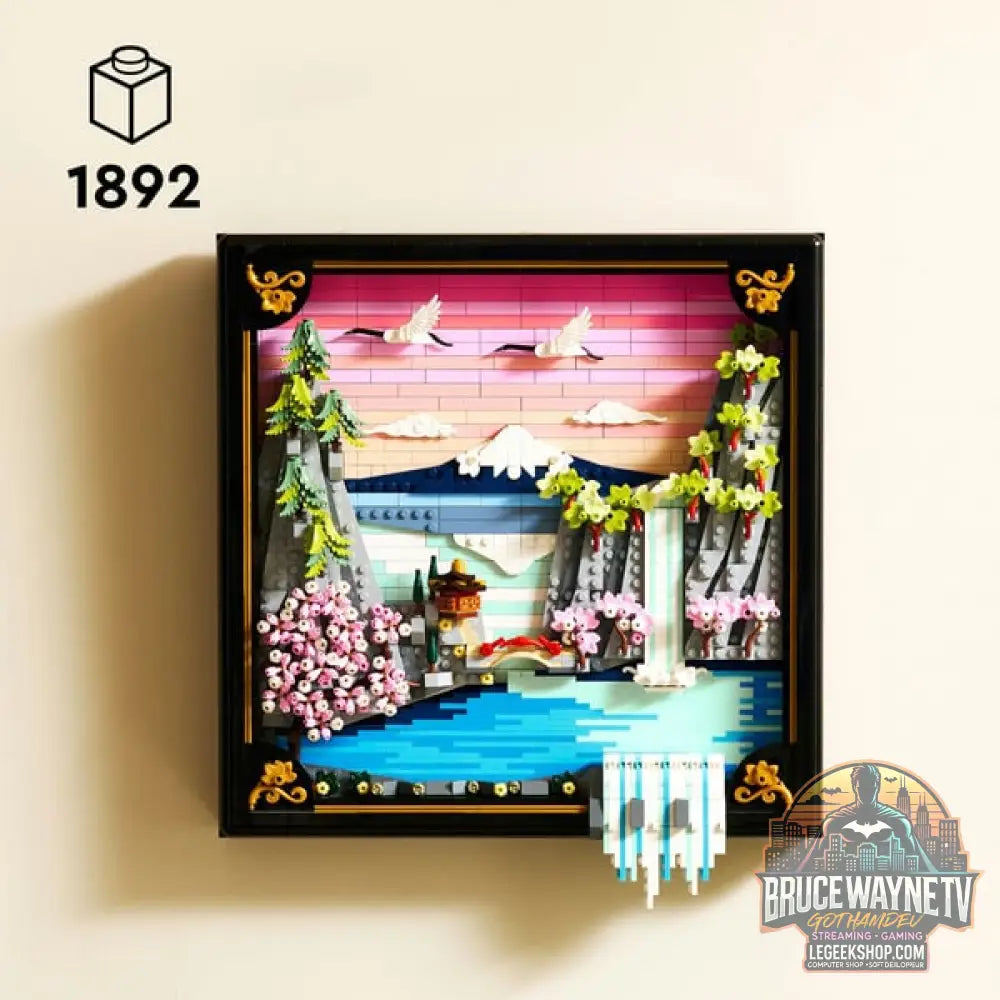 LEGO 31218 Art Japanische Kirschblütenlandschaft, jeu de construction - LEGO - vue 3