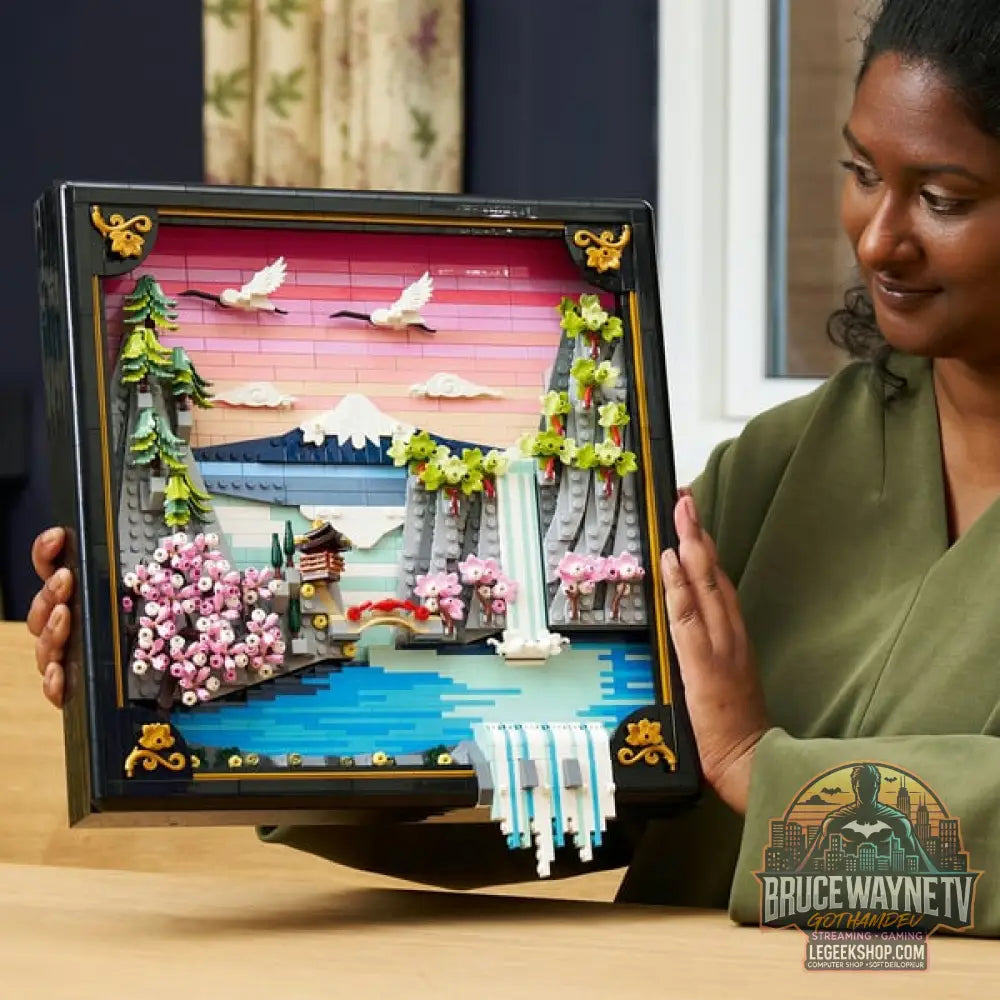 LEGO 31218 Art Japanische Kirschblütenlandschaft, jeu de construction - LEGO - vue 2