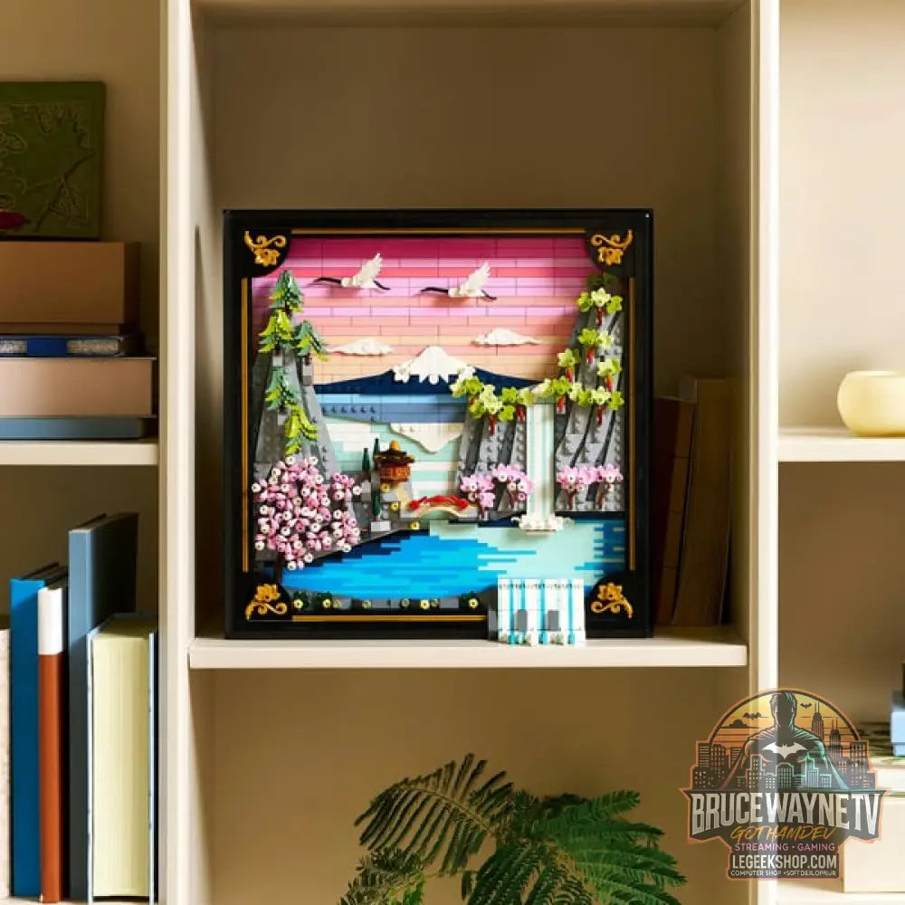 LEGO 31218 Art Japanische Kirschblütenlandschaft, jeu de construction - LEGO - vue 4
