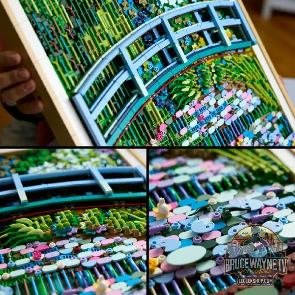 LEGO 31220 Art Claude Monet - Brücke über einen Seerosenteich, jeu de construction - LEGO - vue 4
