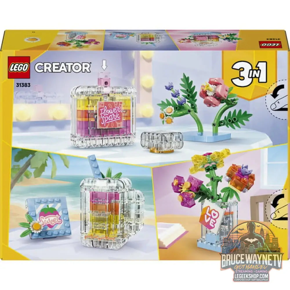 LEGO 31383 Creator 3-in-1 Parfümflasche avec Blumendeko, jeu de construction - LEGO - vue 7